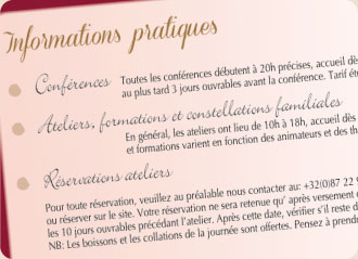 infos pratiques